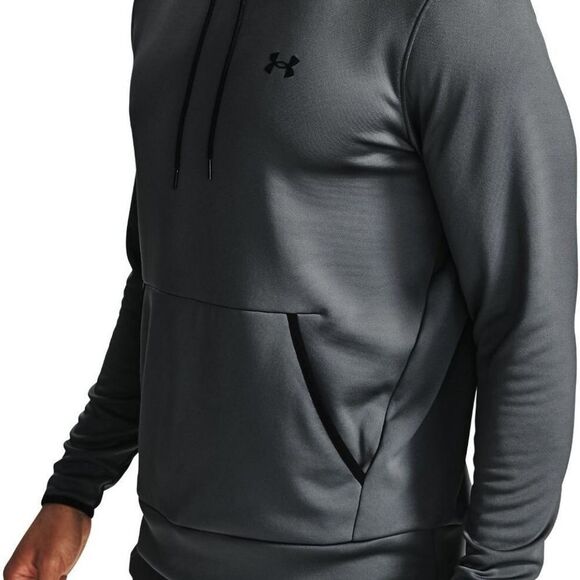 Under Armour Other - Under Armour Hooded sweatshirt Under Armour Fleece HD in Grey/Silver Size S NWT